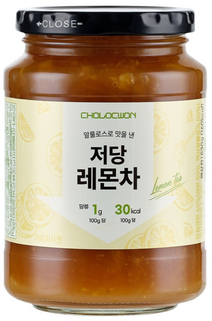초록원 알룰로스 저당 레몬차, 530g, 1개입, 1개