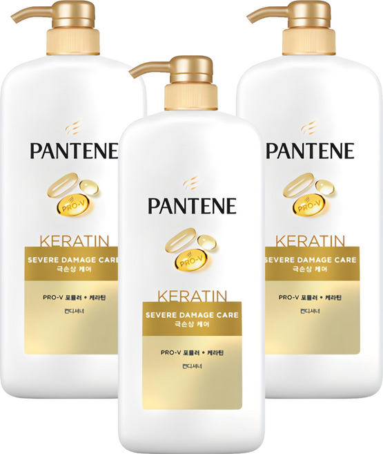 팬틴 극손상케어 컨디셔너 대용량, 1.2L, 3개