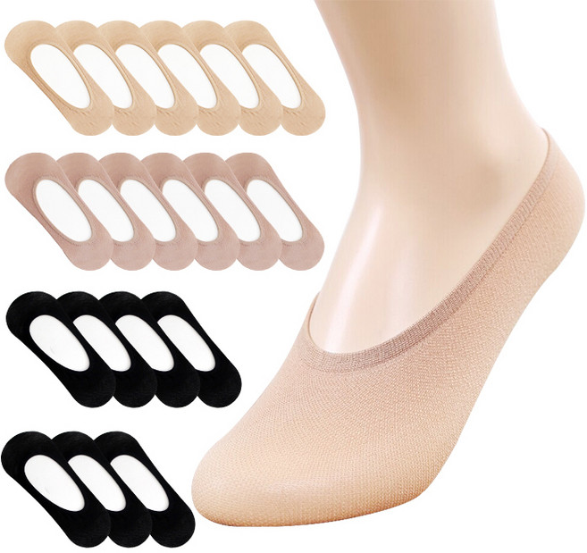 두발로 여성용 스타킹 덧신 양말 20켤레