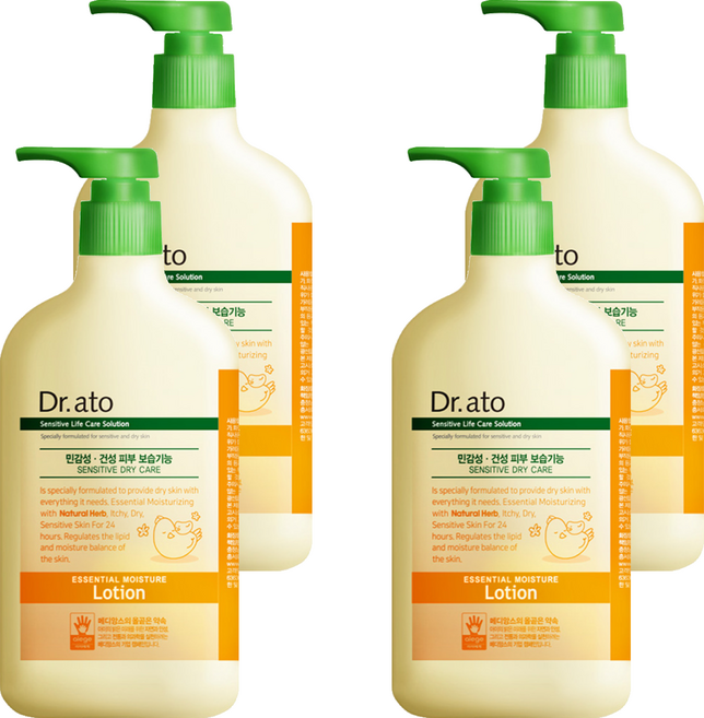닥터아토 에센셜 모이스춰 로션, 500ml, 4개