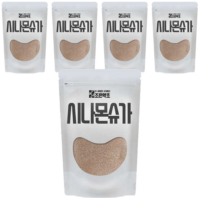 조은약초 시나몬 슈가, 500g, 5개