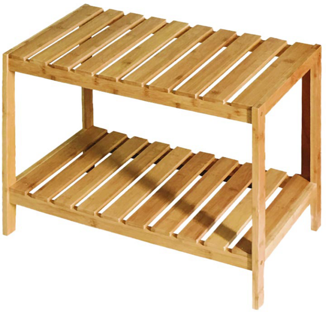 Cotton Field 棉花田傢飾 蘇菲多功能竹製鞋架穿鞋椅, 2層