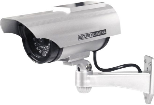 모형 태양광 IR CCTV 카메라 실내외겸용, 단일상품(실버), 2개