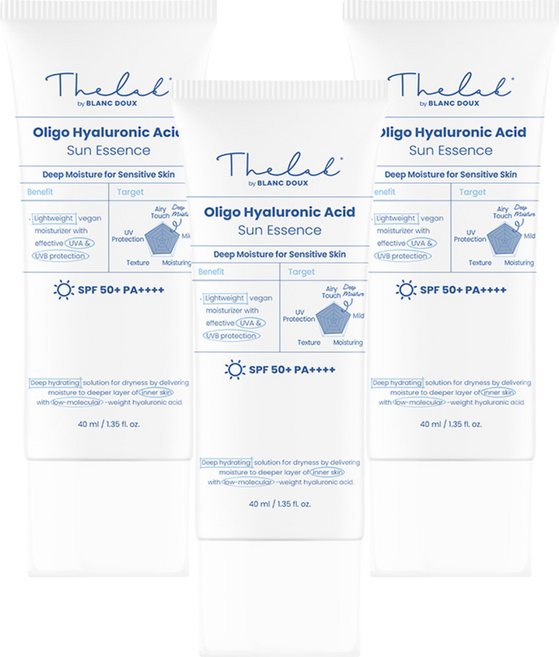 더랩바이블랑두 올리고 히알루론산 선 에센스 SPF50+ PA++++, 40ml, 3개