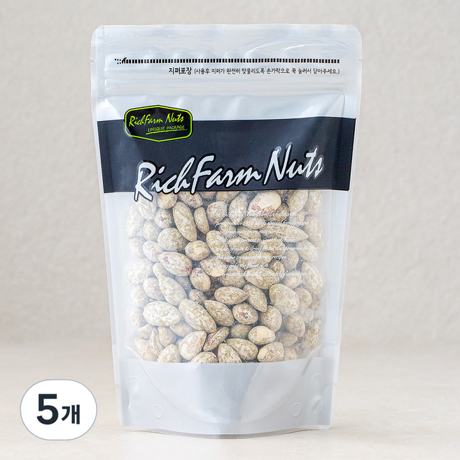 리치팜너트 와사비 아몬드, 250g, 5개