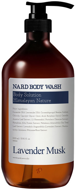 나드 바디워시 라벤더머스크, 1L, 1개