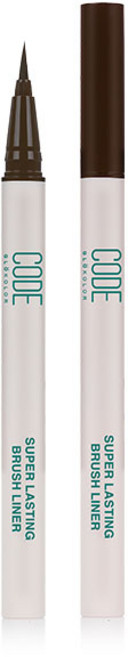 코드글로컬러 P 슈퍼 라스팅 워터 프루프 브러쉬 라이너 0.6g, 브라운, 1개