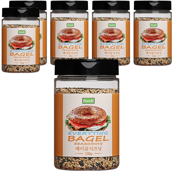 푸디 에브리띵 베이글 시즈닝, 6개, 130g