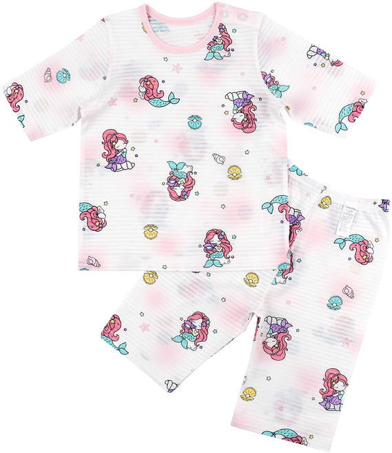 Maykids 夏日公主七分袖變色家居服上下套裝