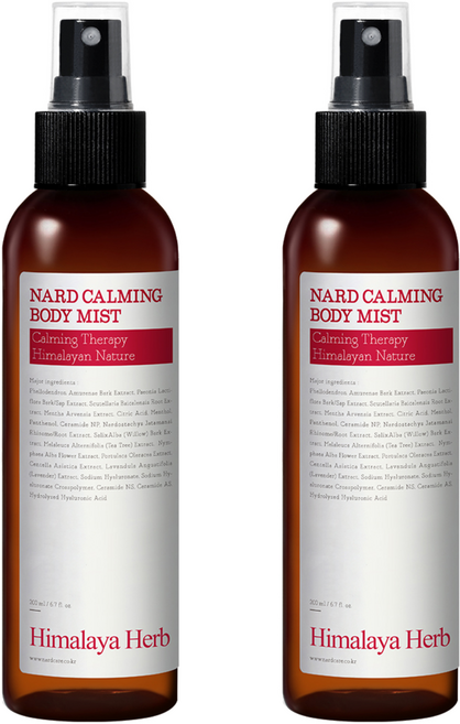 나드 진정 바디미스트, 200ml, 2개