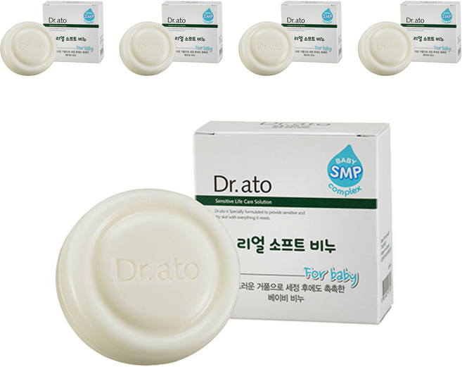 닥터아토 리얼 소프트 비누, 100g, 5개