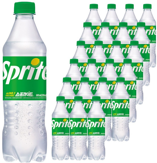 스프라이트 사이다, 500ml, 24개