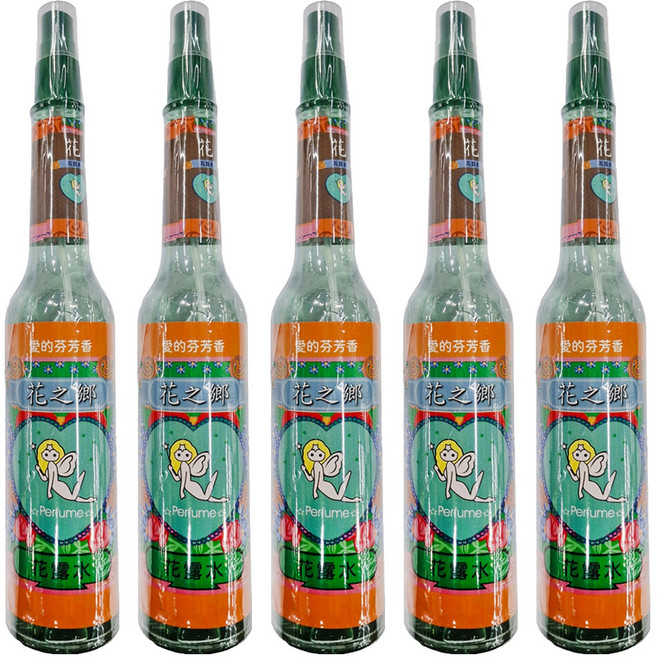 花之鄉 花露水 噴頭, 195ml, 5瓶, 愛的芬芳香