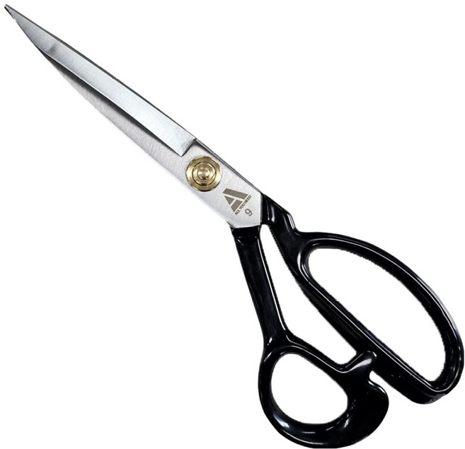 아유디 프리미엄 재단가위 9호, 실버, 1개