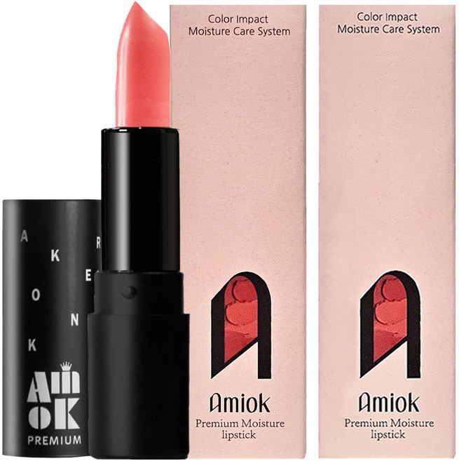 아미옥 프리미엄 립스틱, 2개, 114셀먼코랄