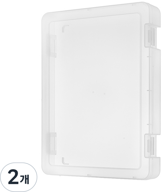 코멧 A4 파일케이스, 반투명, 2개
