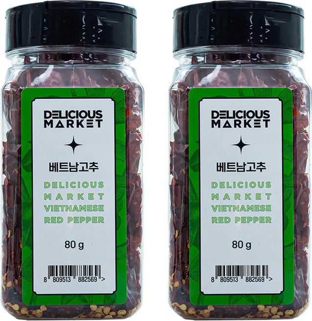 딜리셔스마켓 베트남 고추, 80g, 2개