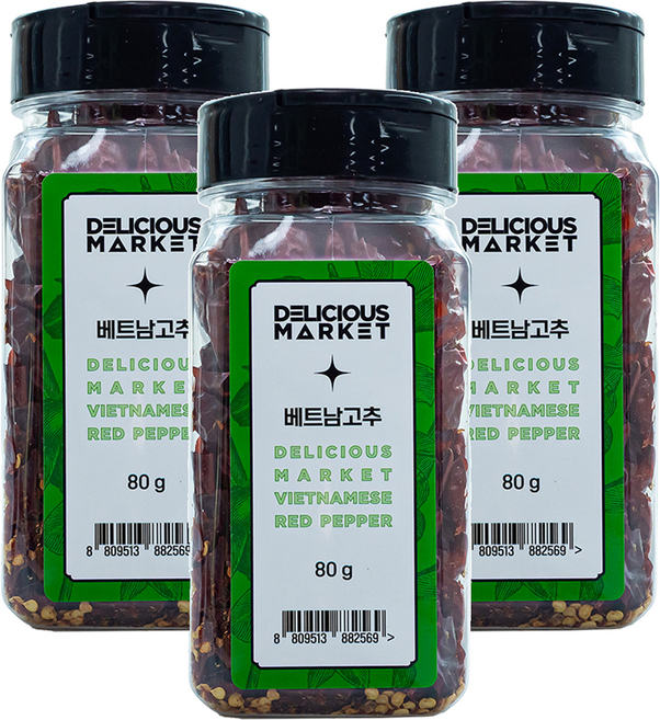 딜리셔스마켓 베트남 고추, 80g, 3개