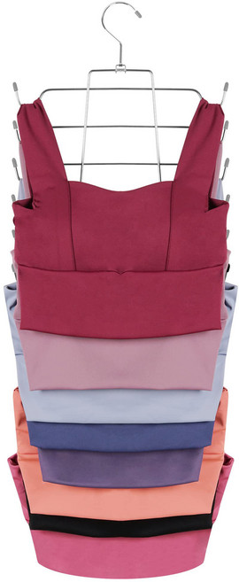 데이모드 한눈에 다용도 캐미솔 속옷 나시 옷걸이, 그레이고리, 1개