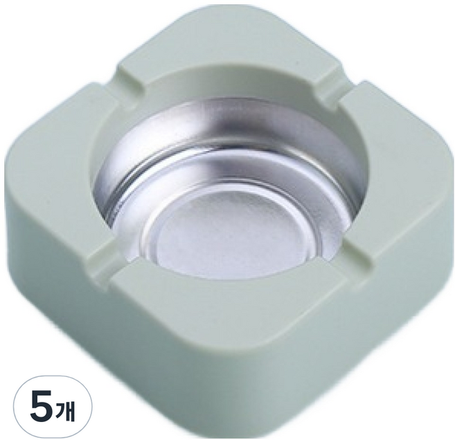 제이앤케이 다양한 장소에서 사용하는 깔끔한 재떨이 상품4, 혼합색상, 5개