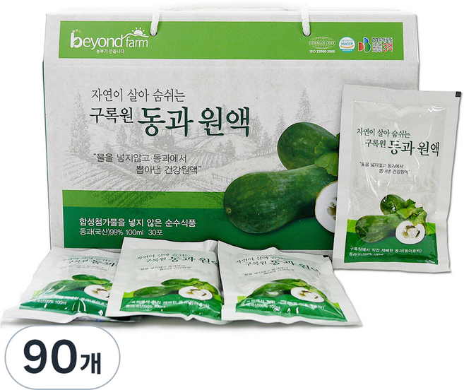 구록원 동과원액, 100ml, 90개