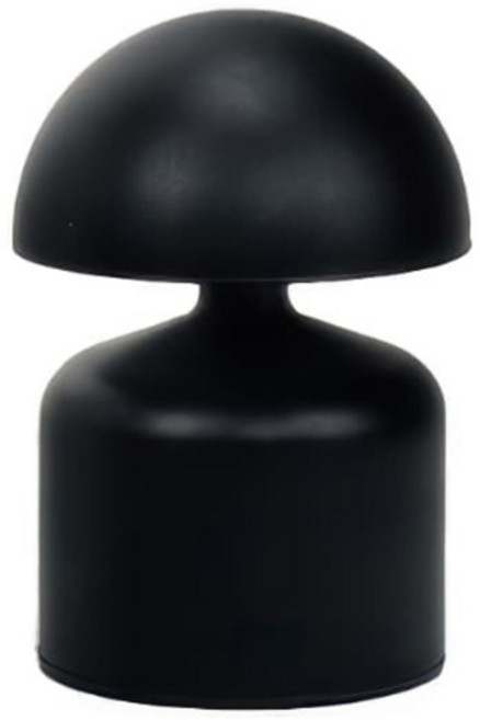 하이앤드라이 메탈 머쉬룸 터치형 무선 LED 테이블 무드등 10 x 15 cm ab, 블랙(ab 919045)