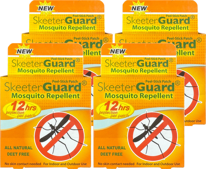Skeeter Guard 12hr長效防蚊大貼片, 30片, 4盒