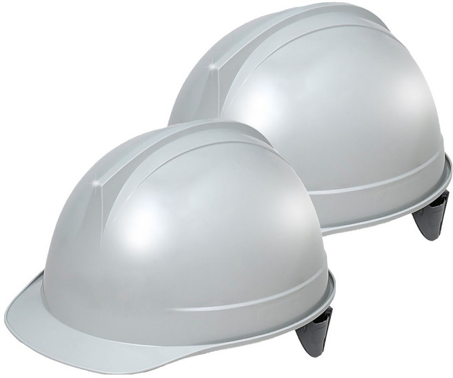 동명 투구형 안전모 DMS-1001F, 그레이, 2개