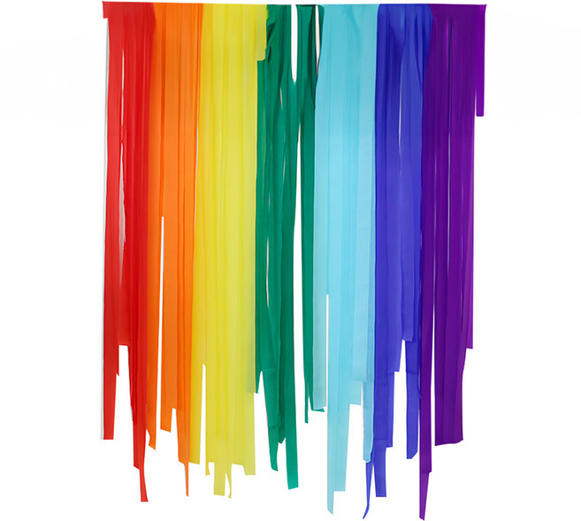 Miso Teacher 派對彩帶7件組, 彩虹, 1組