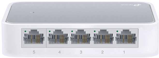 tp-link 5埠 10/100Mbps 桌上型交換器, 1個, TL-SF1005D v16