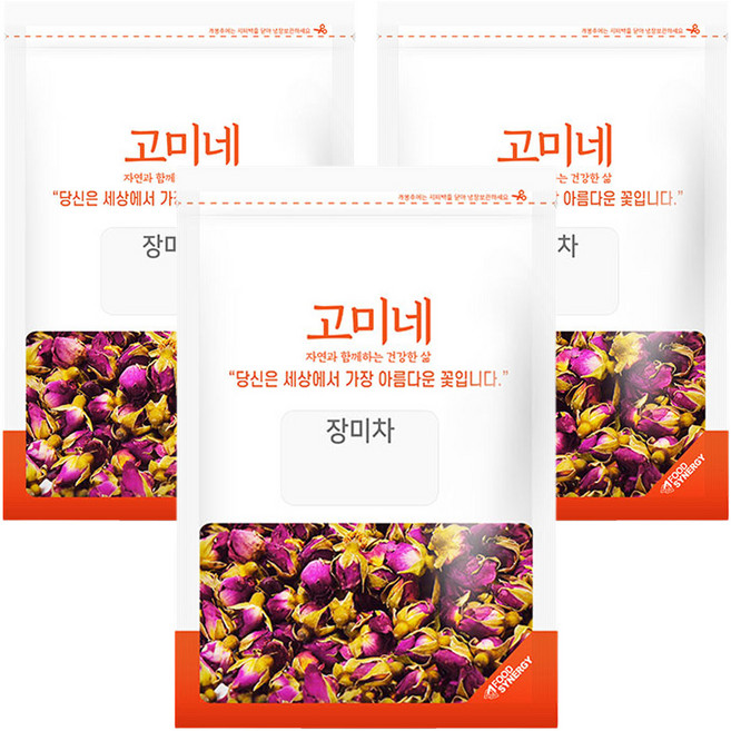 SUPERGOOD Gomine 玫瑰花茶, 200g, 1包, 3包