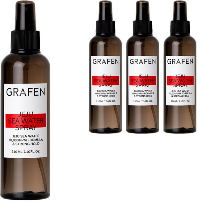 GRAFEN 濟州海水噴霧, 210ml, 4個