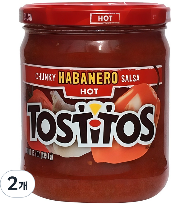 토스티토스 하바네로 살사소스, 439.4g, 2개