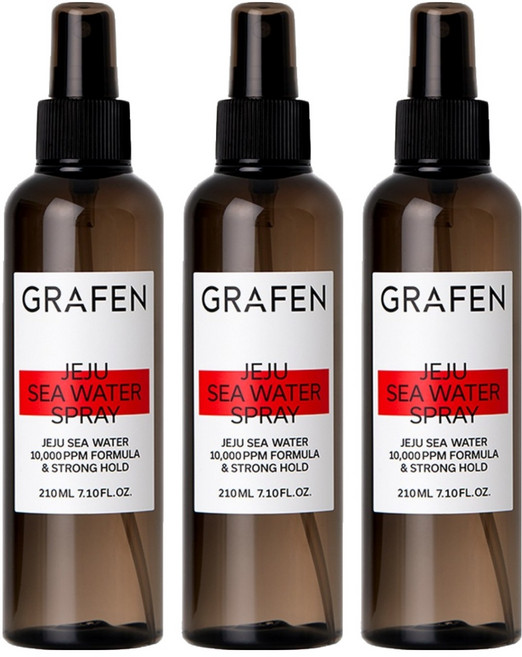 GRAFEN 濟州海水噴霧, 210ml, 3個