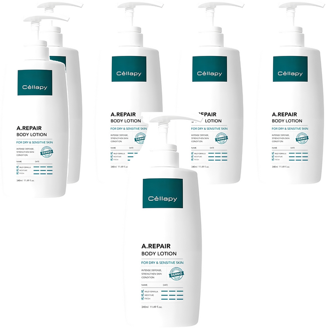 셀라피 에이리페어 바디로션, 340ml, 6개