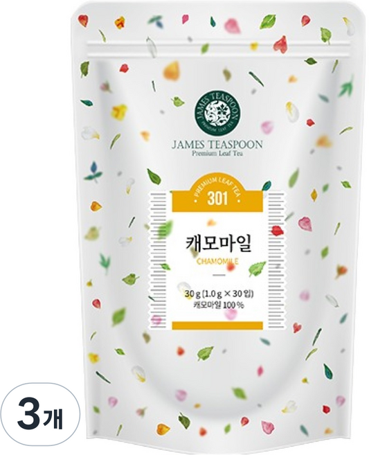 JAMES TEASPOON 洋甘菊, 90個, 30g, 1g, 3個, 30入