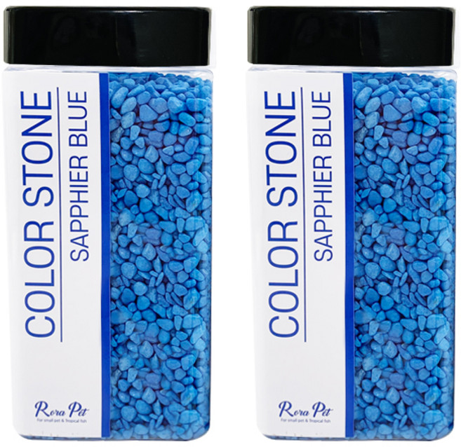 로라펫 컬러스톤 1300g, 사파이어블루, 2개