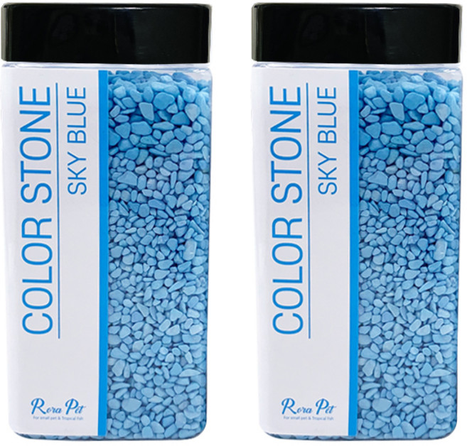 로라펫 컬러스톤 1300g, 스카이블루, 2개