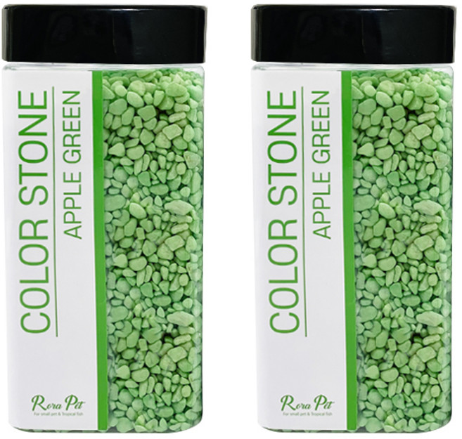 로라펫 컬러스톤 1300g, 애플그린, 2개