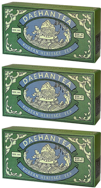 대한다업 가든 블렌디드 설렉션 차 3종 세트, 3세트, 스프링가든 2g x 5p + 캐모마일 2g x 5p + 진저 애플 2g x 5p