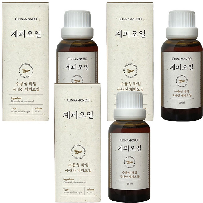 시나몬이오 계피오일, 30ml, 3개