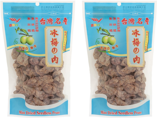 美元 蜜餞 冰梅肉, 160g, 2包