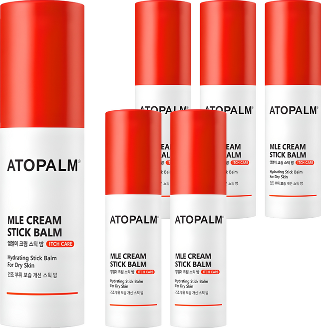 아토팜 MLE 크림 스틱 밤, 10g, 6개
