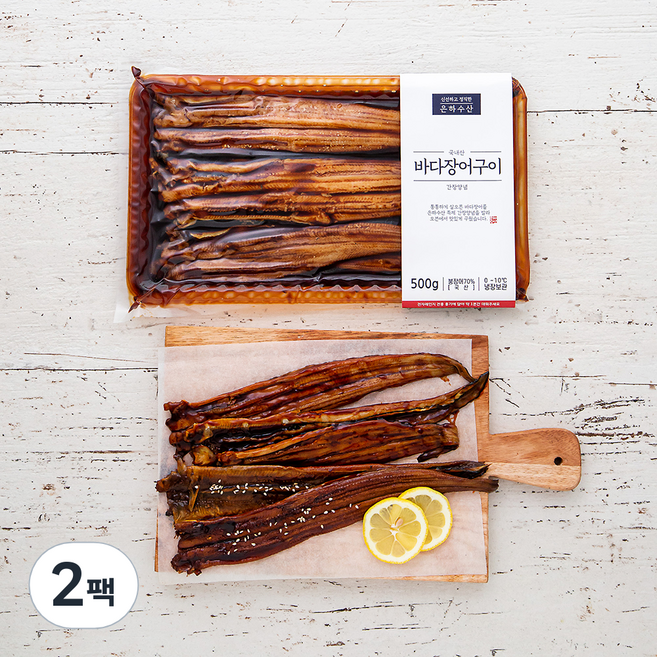 은하수산 부드러운 바다장어 데리야끼, 500g, 2팩