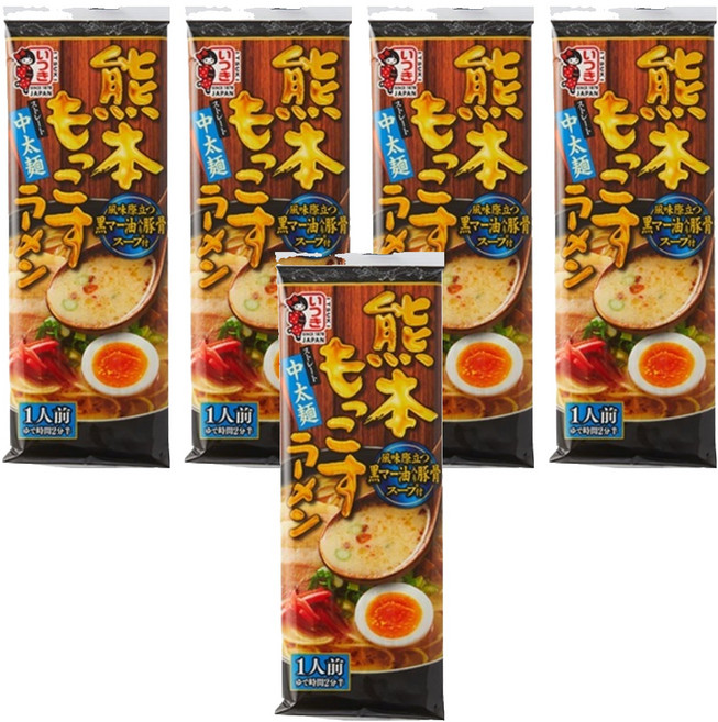 이츠키 쿠마모토 돈코츠 라멘 123g, 5개