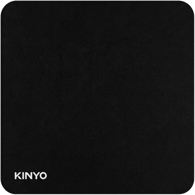 Kinyo 防滑滑鼠墊 3MM 厚 W 180 x H 220 x D 3mm, 黑色, 1個
