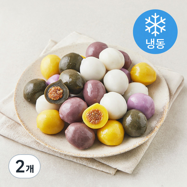 더바른 오색송편 (냉동), 550g, 1개입, 2개