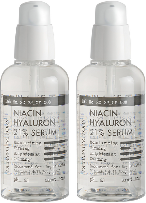 더마팩토리 나이아신 히알루론 세럼, 80ml, 2개