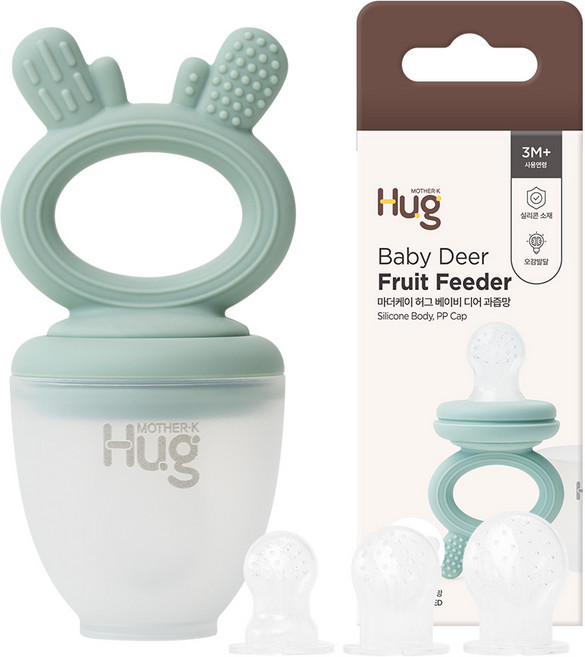 마더케이 허그 베이비 디어 과즙망, 민트, 1개