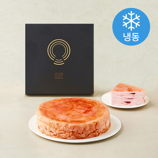 스페로스페라 시그니처 딸기 크레이프 케이크 (냉동), 796g, 1개